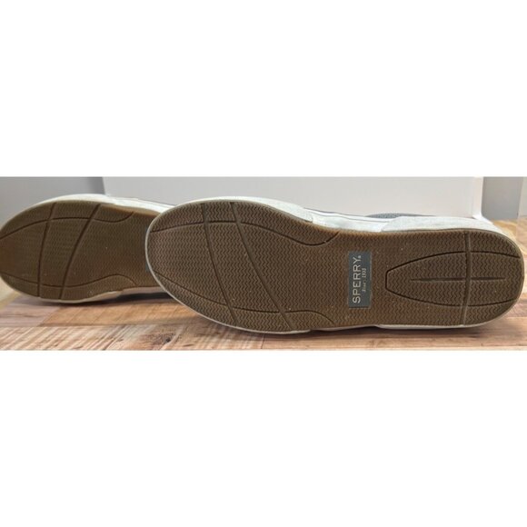 Sperry Mens Memory Foam Gray & White Sneakers 11.5 - Picture 5 of 5